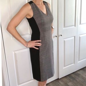 WHBM Body Perfecting Colorblock Sheath Dress  NWT